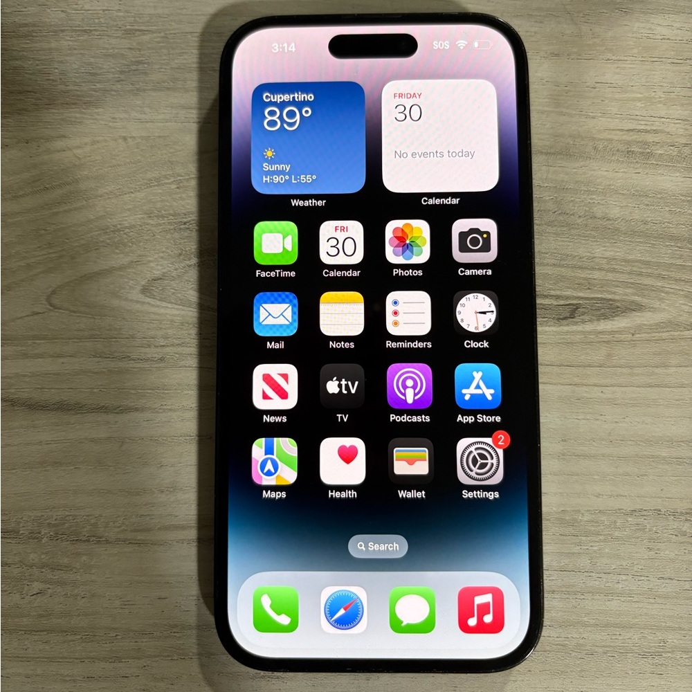 iPhone 14 Pro Space Black 128GB